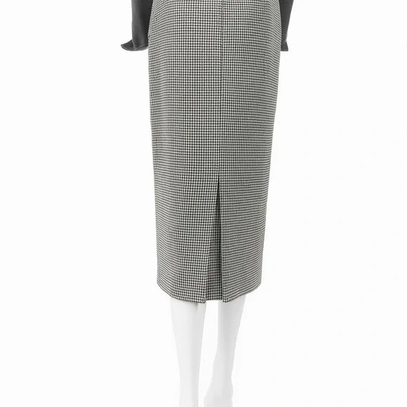 Talbots Vintage Wool Blend Houndstooth Midi Skirt – Size 10 - Picture 1 of 4